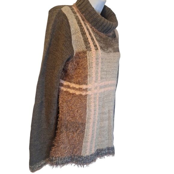 Skovhuus Danish knitwear colorblock cozy sweater size M - Picture 2 of 9